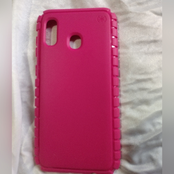 Speck - ToughSkin Case for Samsung Galaxy A20 - Beetroot Pink - Picture 1 of 2